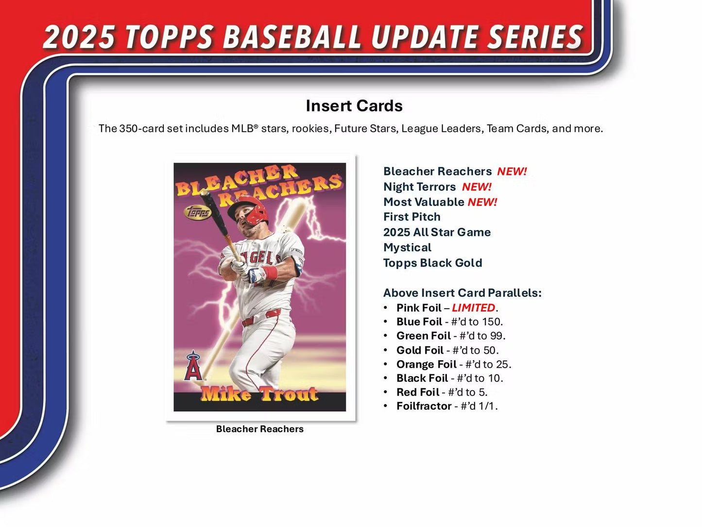 2025 Topps Baseball Update Series Jumbo Box