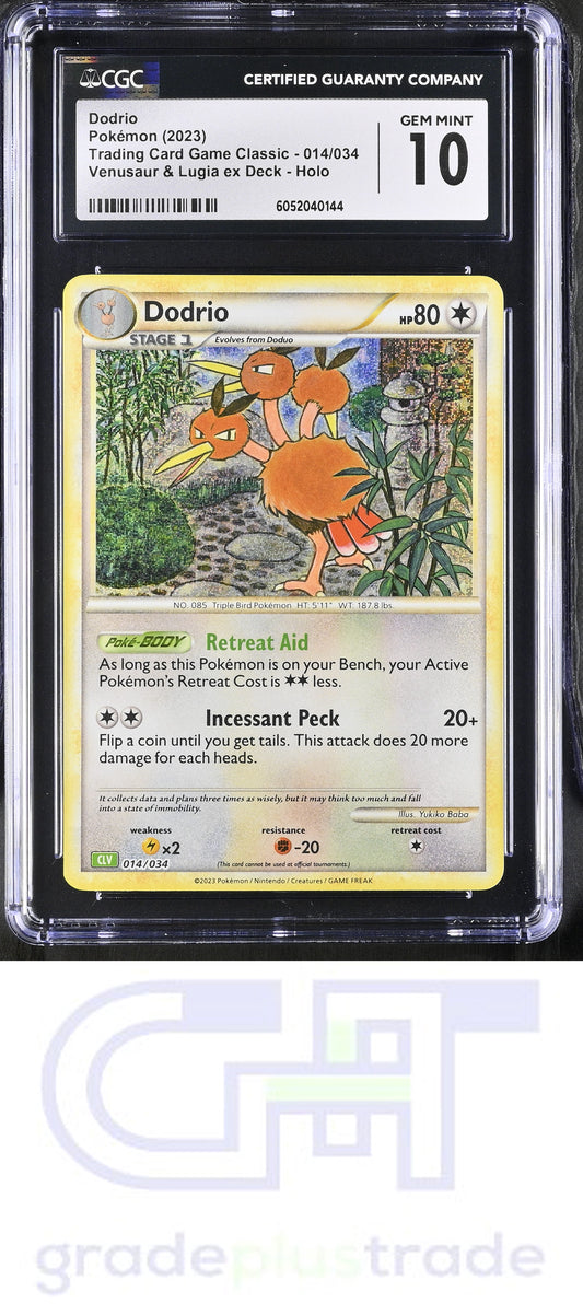 2023 Trading Card Game Classic #014/034 Dodrio CGC 10