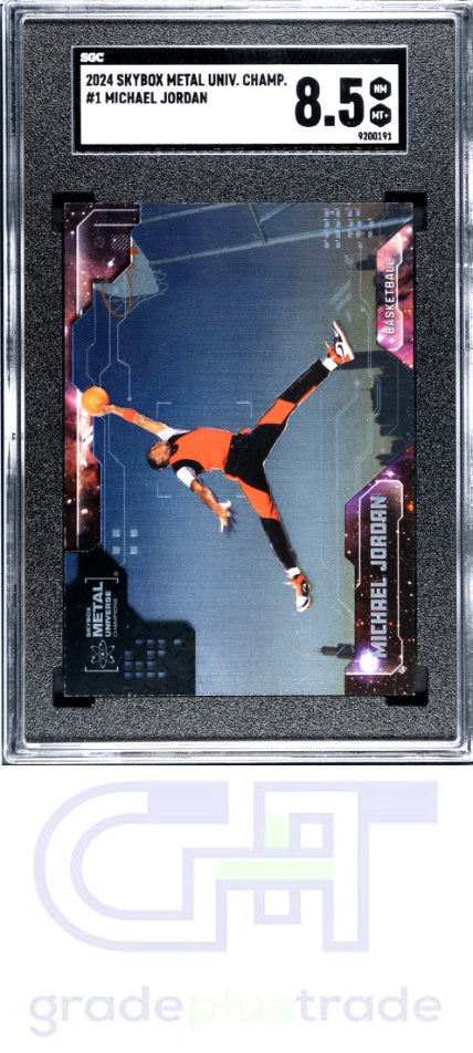 2024 Skybox Metal Universe Champions #1 Michael Jordan SGC 8.5
