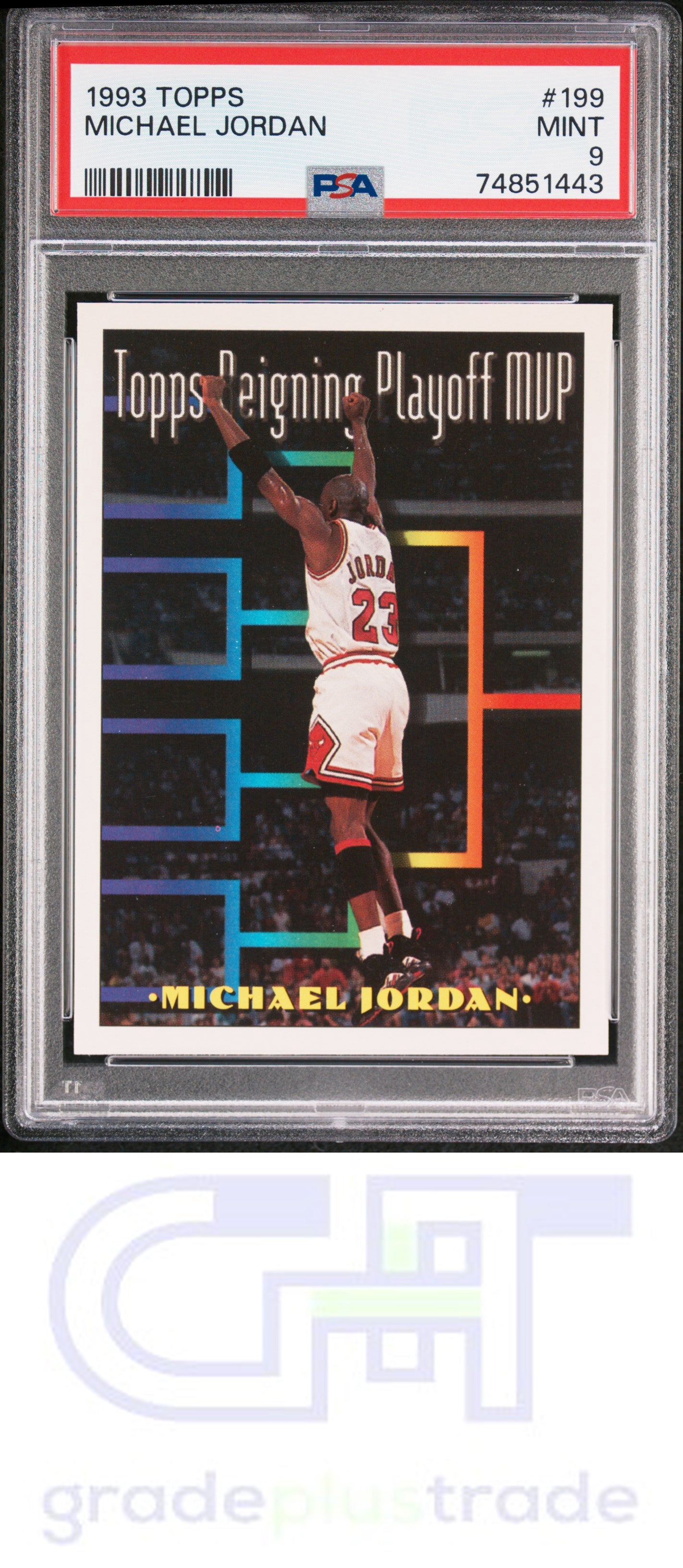 1993 Topps #199 Michael Jordan PSA 9
