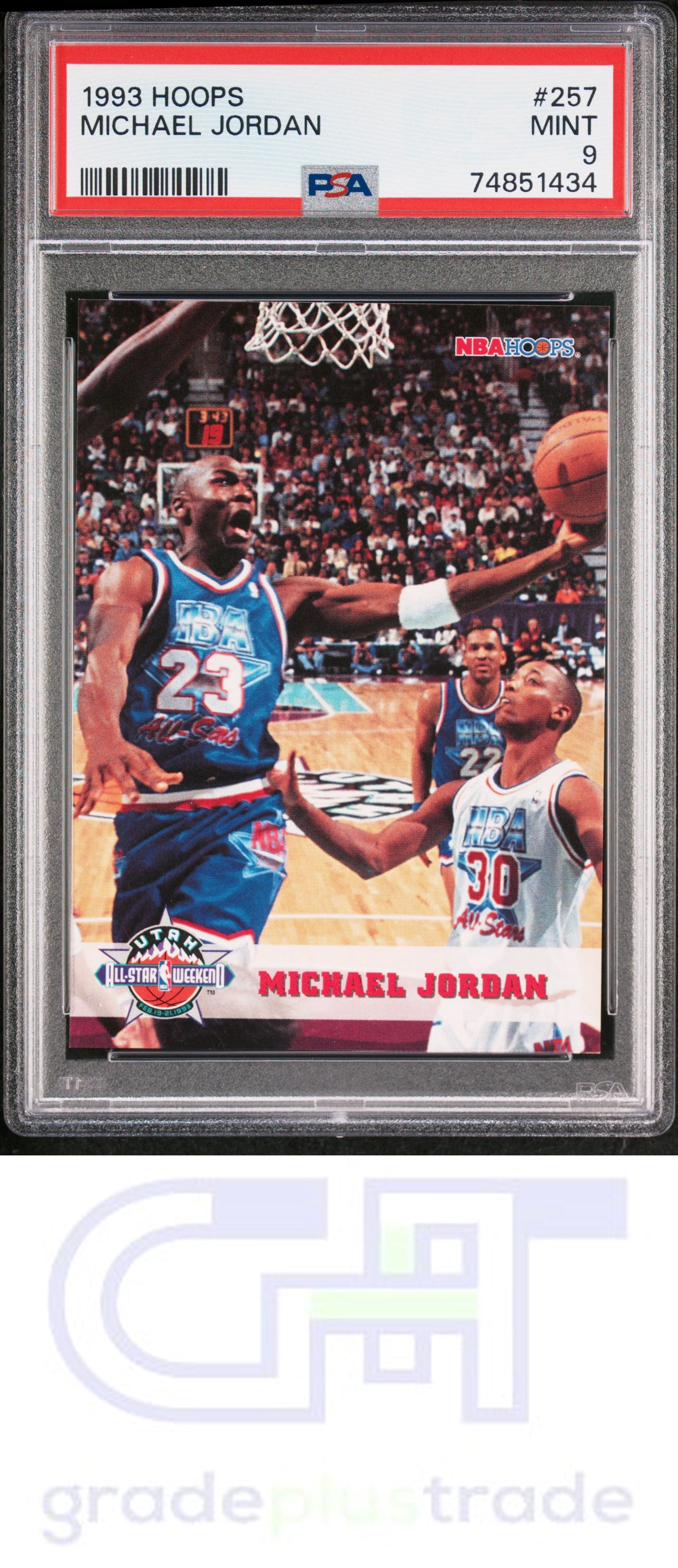 1993 Hoops #257 Michael Jordan PSA 9 (1434)