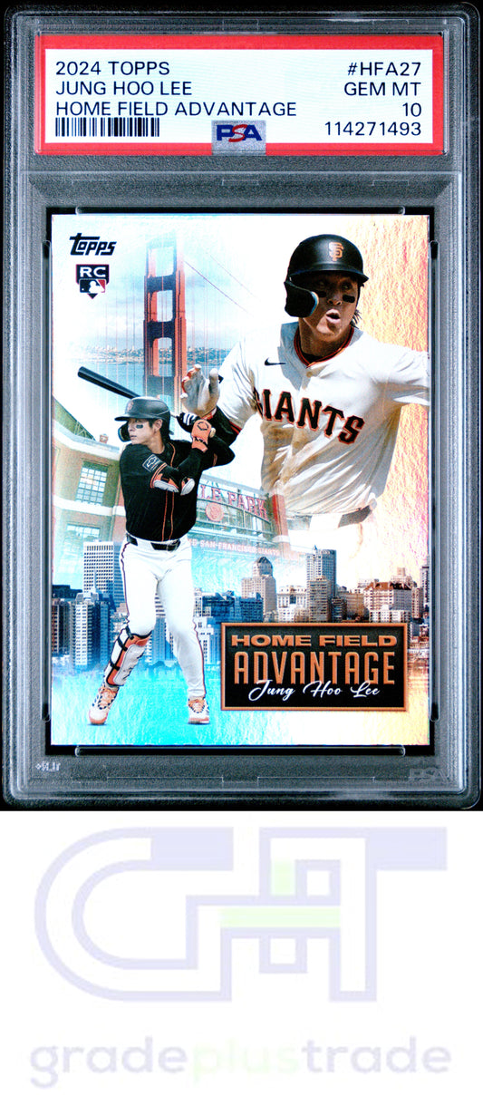2024 Topps Home Field Advantage #HFA27 Update Jung Hoo Lee PSA 10