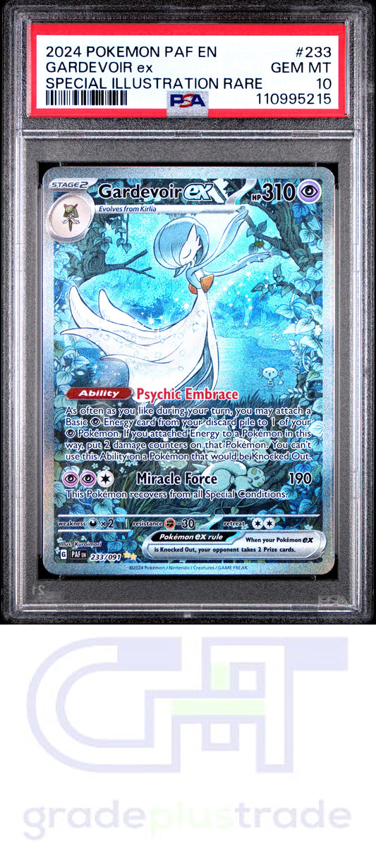 2024 Pokemon Paf En-Paldean Fates #233 Special Illustration Rare Gardevoir Ex PSA 10