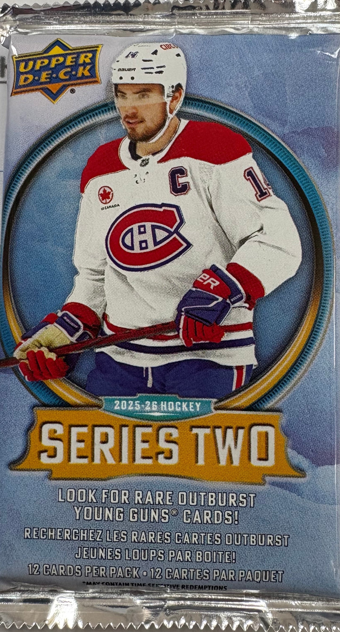 2025-26 Upper Deck Hockey Series Two Packs
