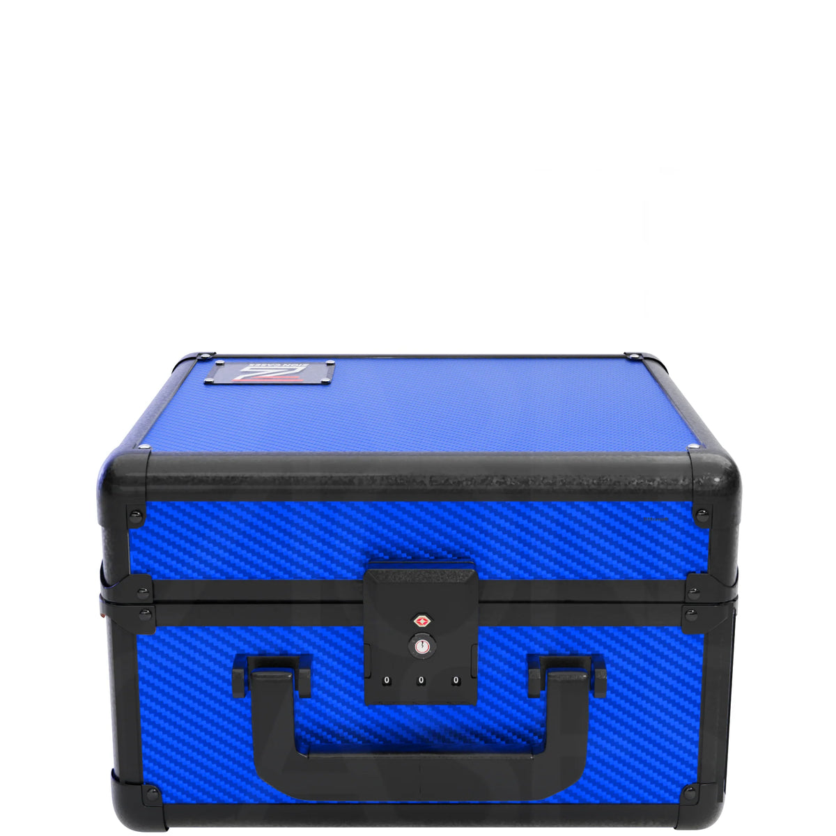 Zion Cases 2 Row Case - Blue Carbon Fiber