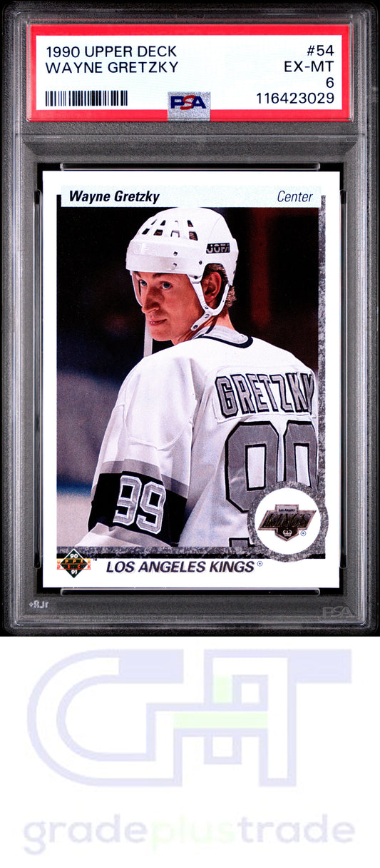 1990 Upper Deck #54 Wayne Gretzky PSA 6