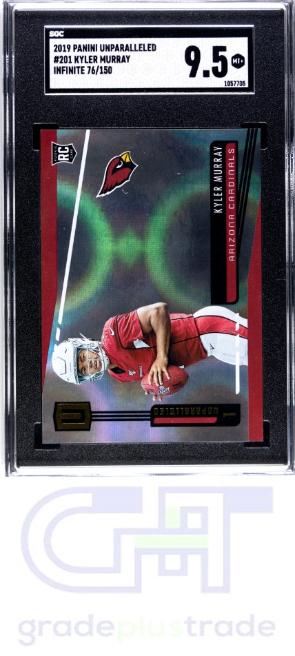 2019 Panini Unparalleled #201 Infinite Kyler Murray SGC 9.5