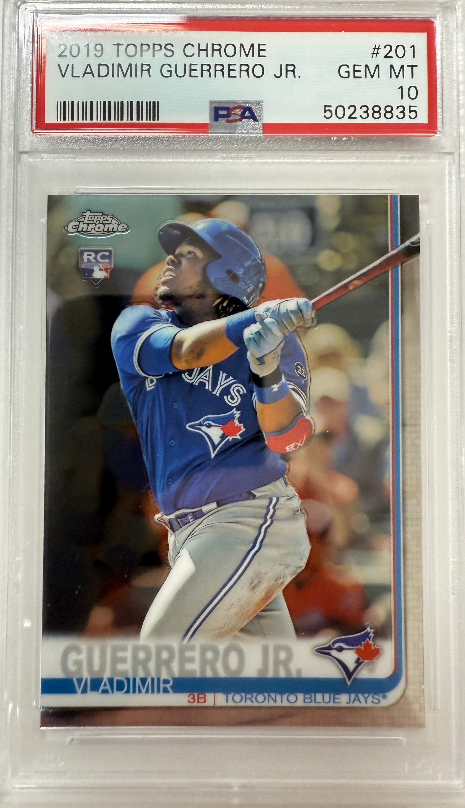2019 Topps Chrome #201 Vladimir Guerrero Jr. PSA 10