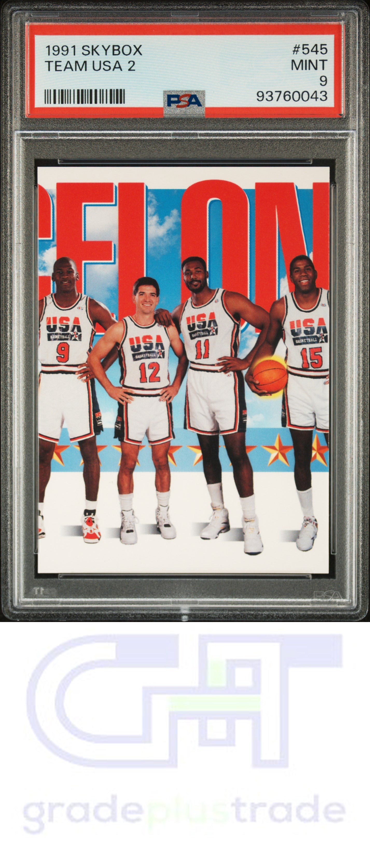 1991 Skybox #545 Team Usa 2 PSA 9