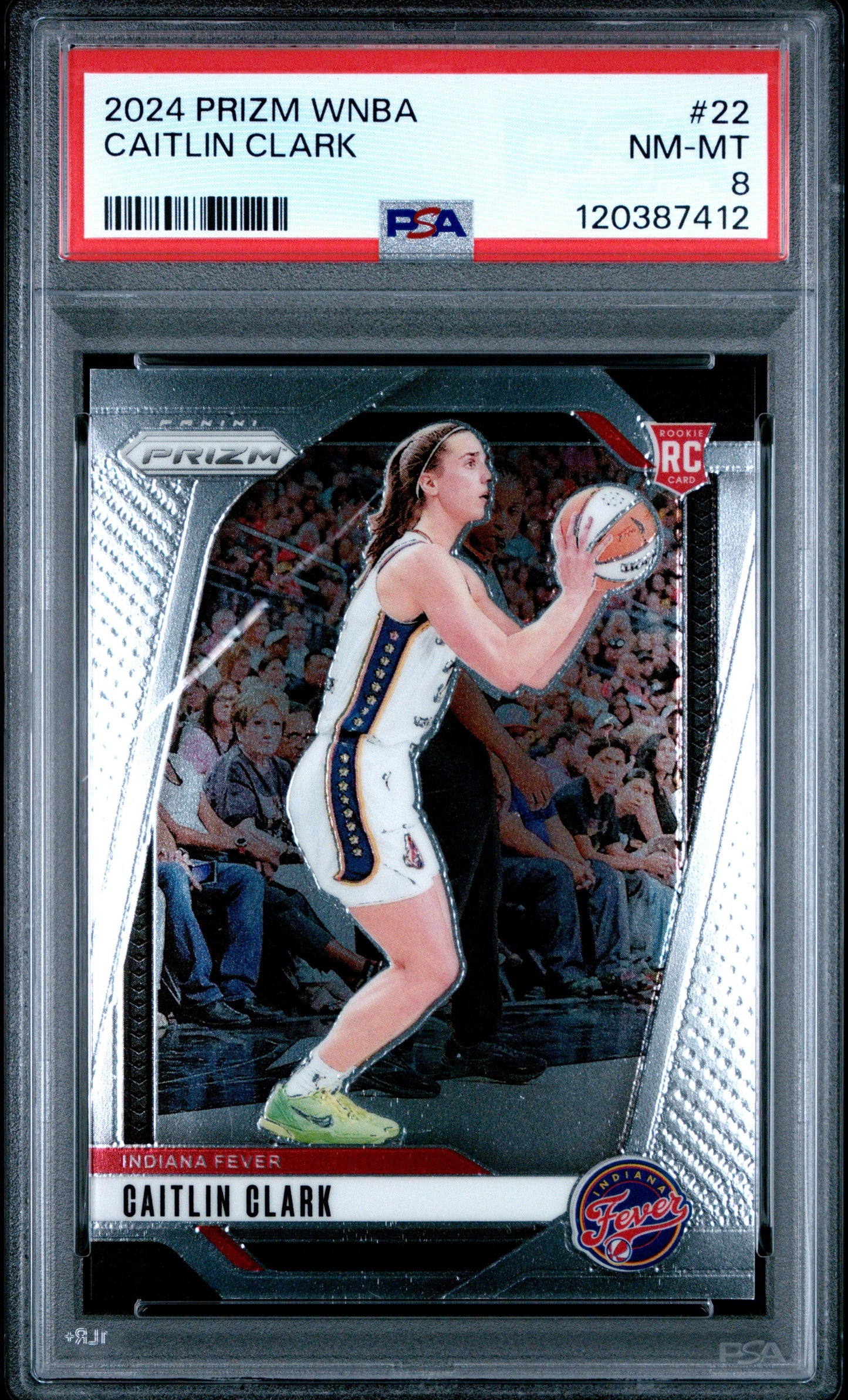 2024 Panini Prizm Wnba #22 Caitlin Clark PSA 8