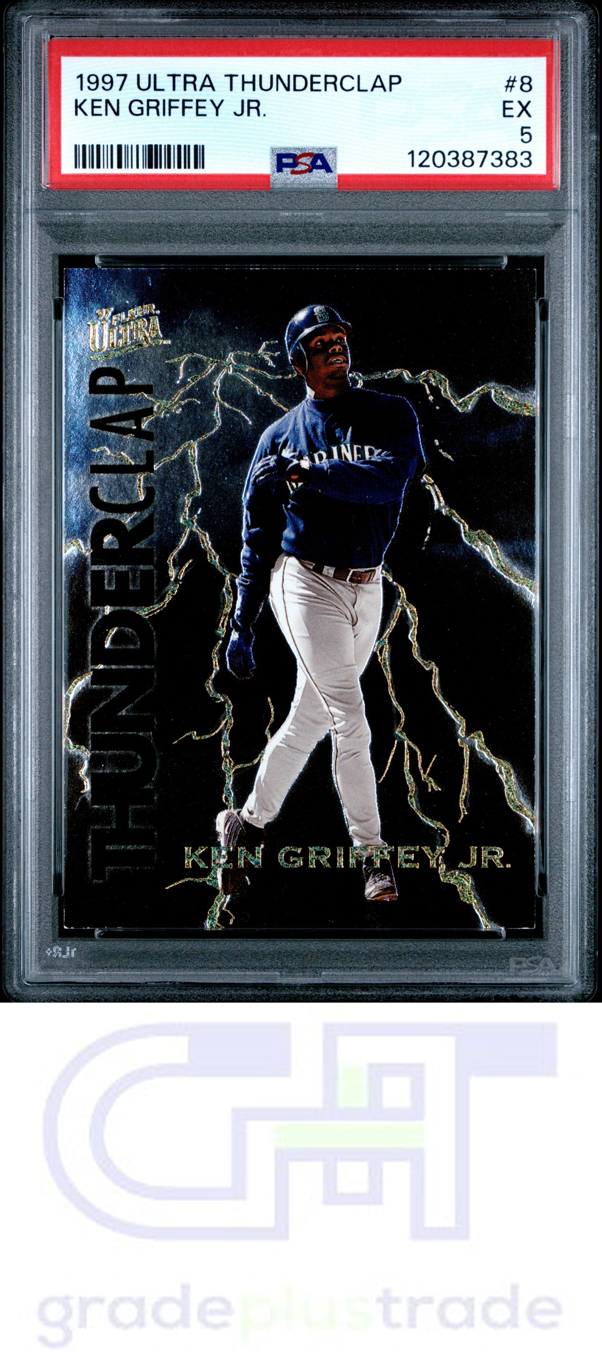 1997 Ultra Thunderclap #8 Ken Griffey Jr. PSA 5