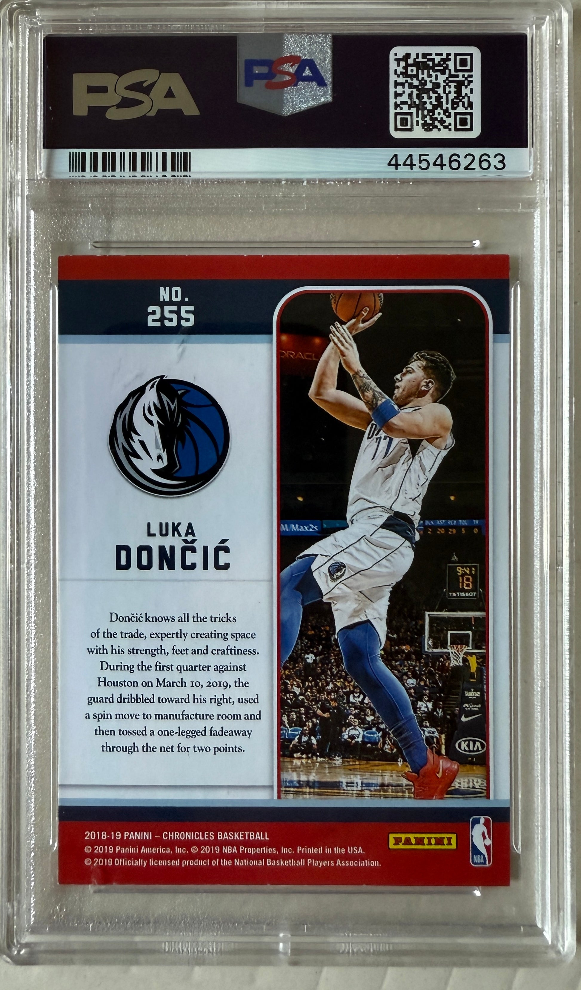 2018 Panini Chronicles #255 Luka Doncic RC PSA 9