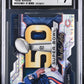 2015 Chrome Super Bowl 50 Die Cuts /50 Mike Singletary 9