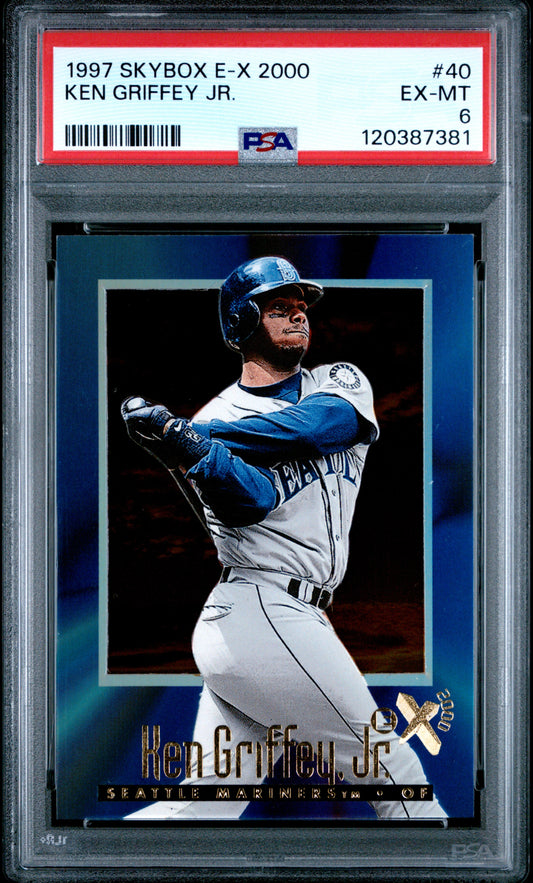 1997 Skybox E-X 2000 #40 Ken Griffey Jr. PSA 6