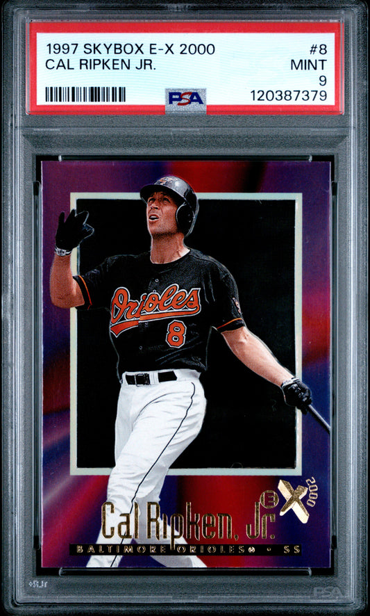 1997 Skybox E-X 2000 #8 Cal Ripken Jr. PSA 9