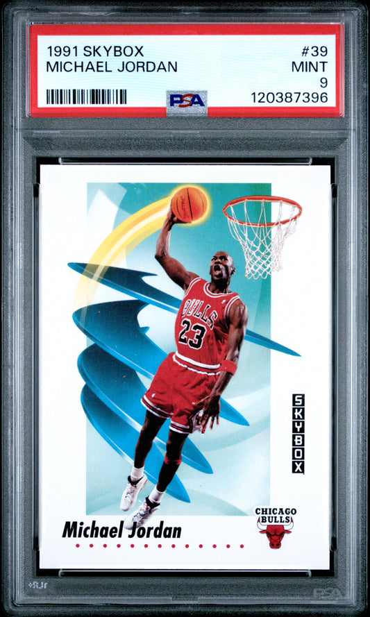 1991 Skybox #39 Michael Jordan PSA 9