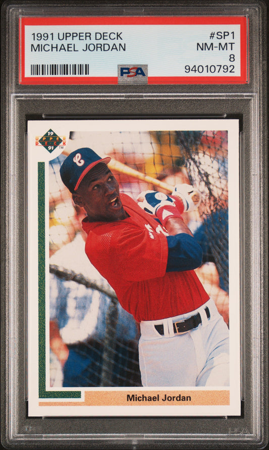 1991 Upper Deck #SP1 Michael Jordan PSA 8