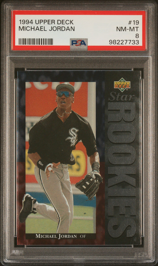 1994 Upper Deck #19 Michael Jordan PSA 8