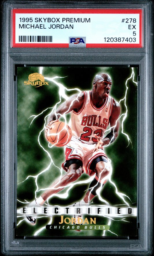 1995 Skybox Premium #278 Michael Jordan PSA 5