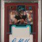 2022 Panini One #139 Premium Patch Auto-Blue Desmond Ridder PSA 9