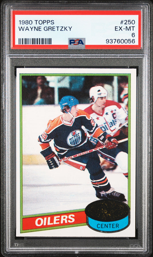 1980 Topps #250 Wayne Gretzky PSA 6