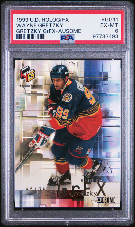1999 Upper Deck Hologrfx Gretzky Grfx #GG11 Gretzky Ausome Wayne Gretzky PSA 6