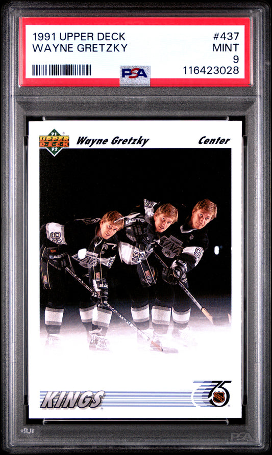 1991 Upper Deck #437 Wayne Gretzky PSA 9