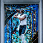 2022 Panini Select #323 Blue Disco Prizm Justin Fields #'d /25 PSA 9