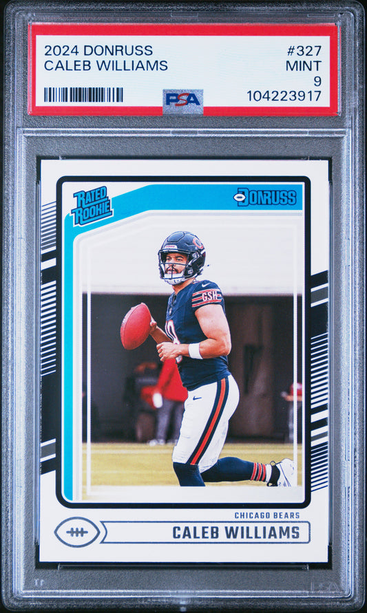 2024 Panini Donruss #327 Caleb Williams RC PSA 9