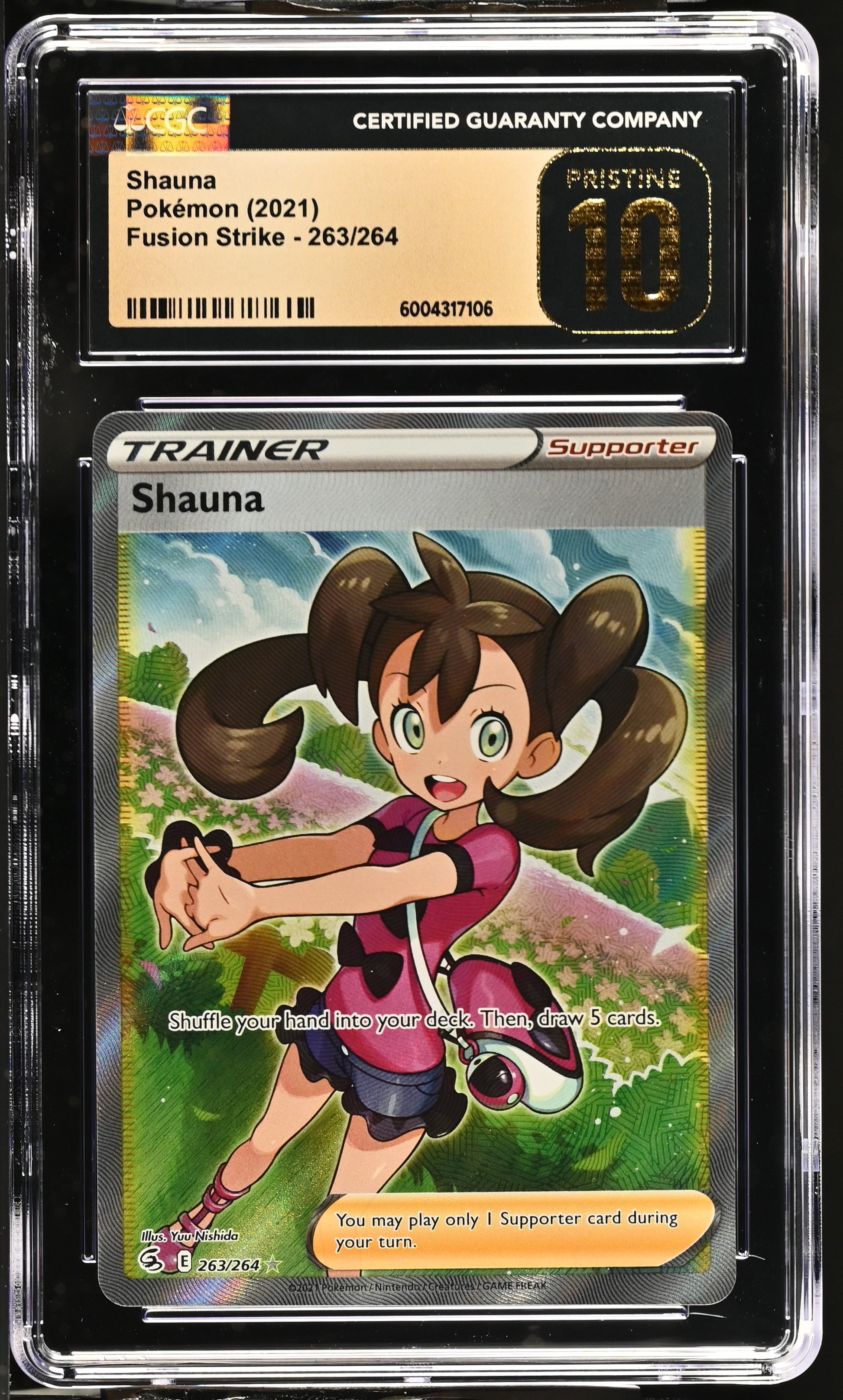2021 Fusion Strike #263/264 Shauna CGC 10