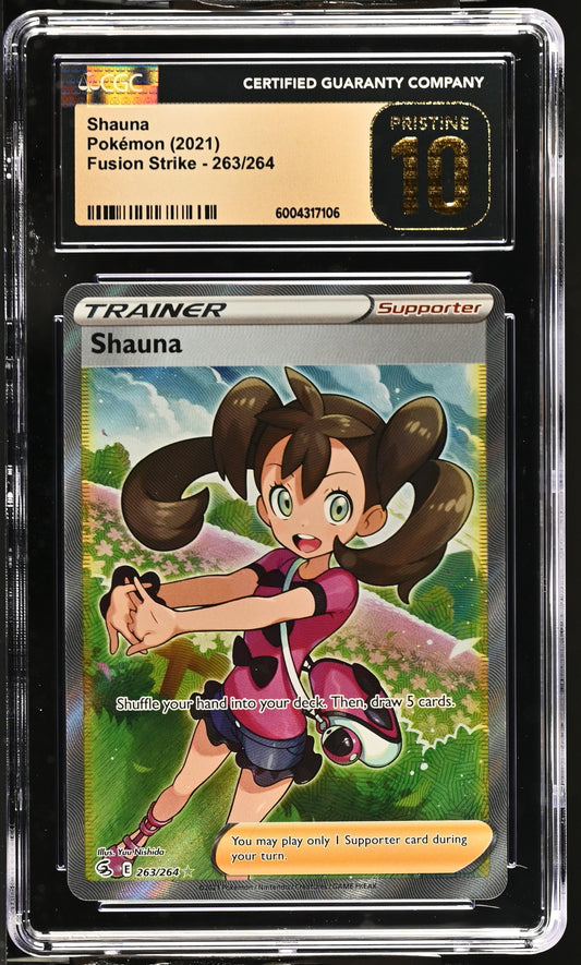 2021 Fusion Strike #263/264 Shauna CGC 10