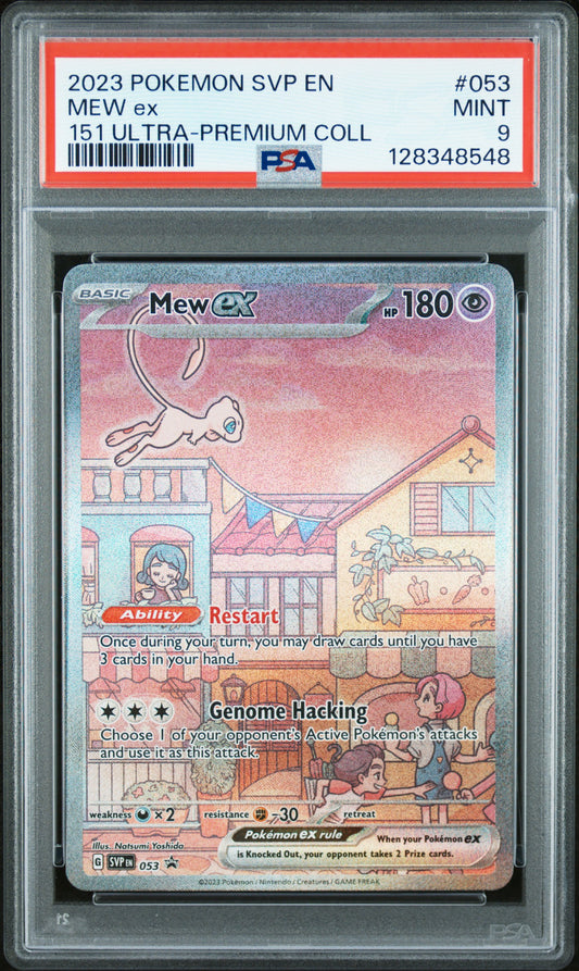 2023 Pokemon Svp En-Sv Black Star Promo #053 151 UPC Mew Ex PSA 9