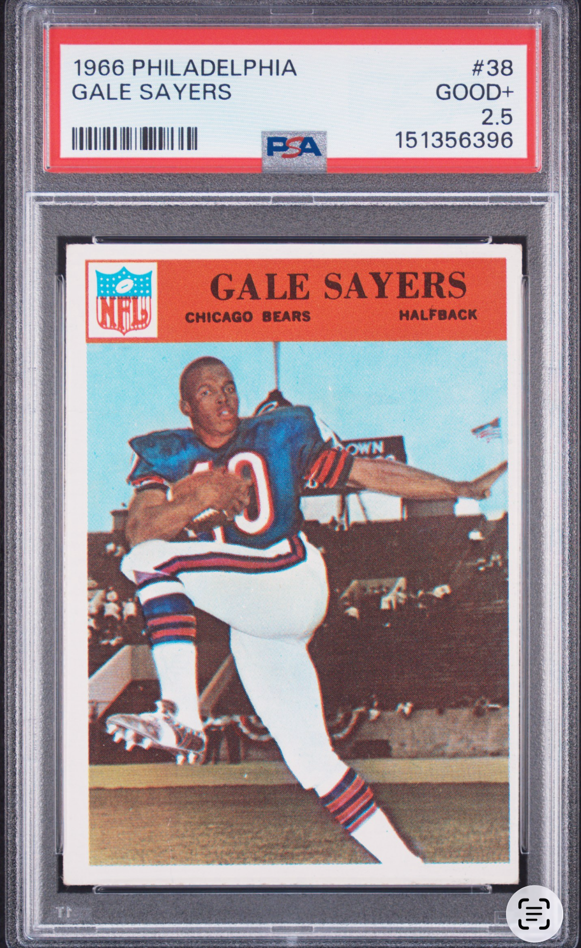 1966 Philadelphia Gale Sayers Good PSA 2.5