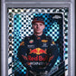 2021 Topps Chrome Formula 1 #3 Checker Flag Refractor Max Verstappen PSA 8