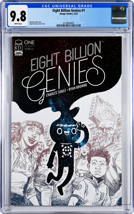 Eight Billion Genies #1 5/22 Image Comics CGC 9.8 *Optioned by Amazon Prime*