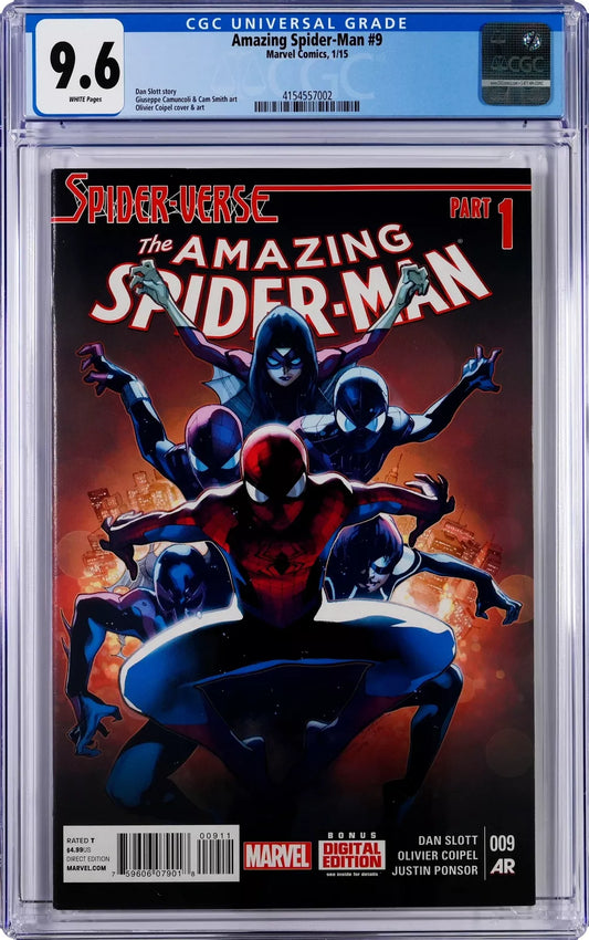 Amazing Spider-Man 9 1/15 Marvel Comics CGC 9.6 NM WHITE