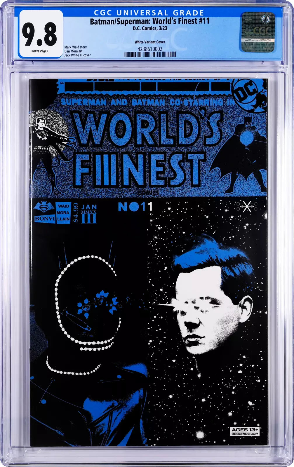 Batman/Superman: World's Finest #11 3/23 CGC 9.8 Jack White Variant Cover