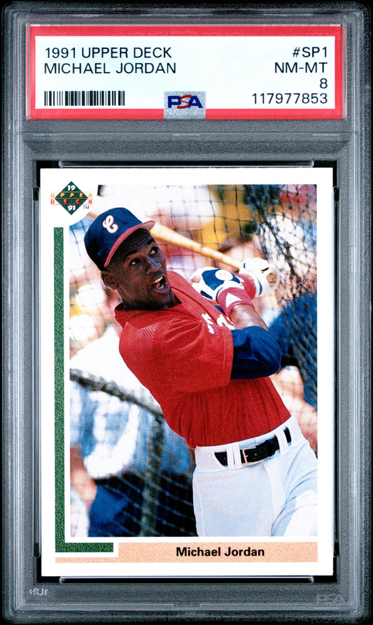 1991 Upper Deck #SP1 Michael Jordan PSA 8