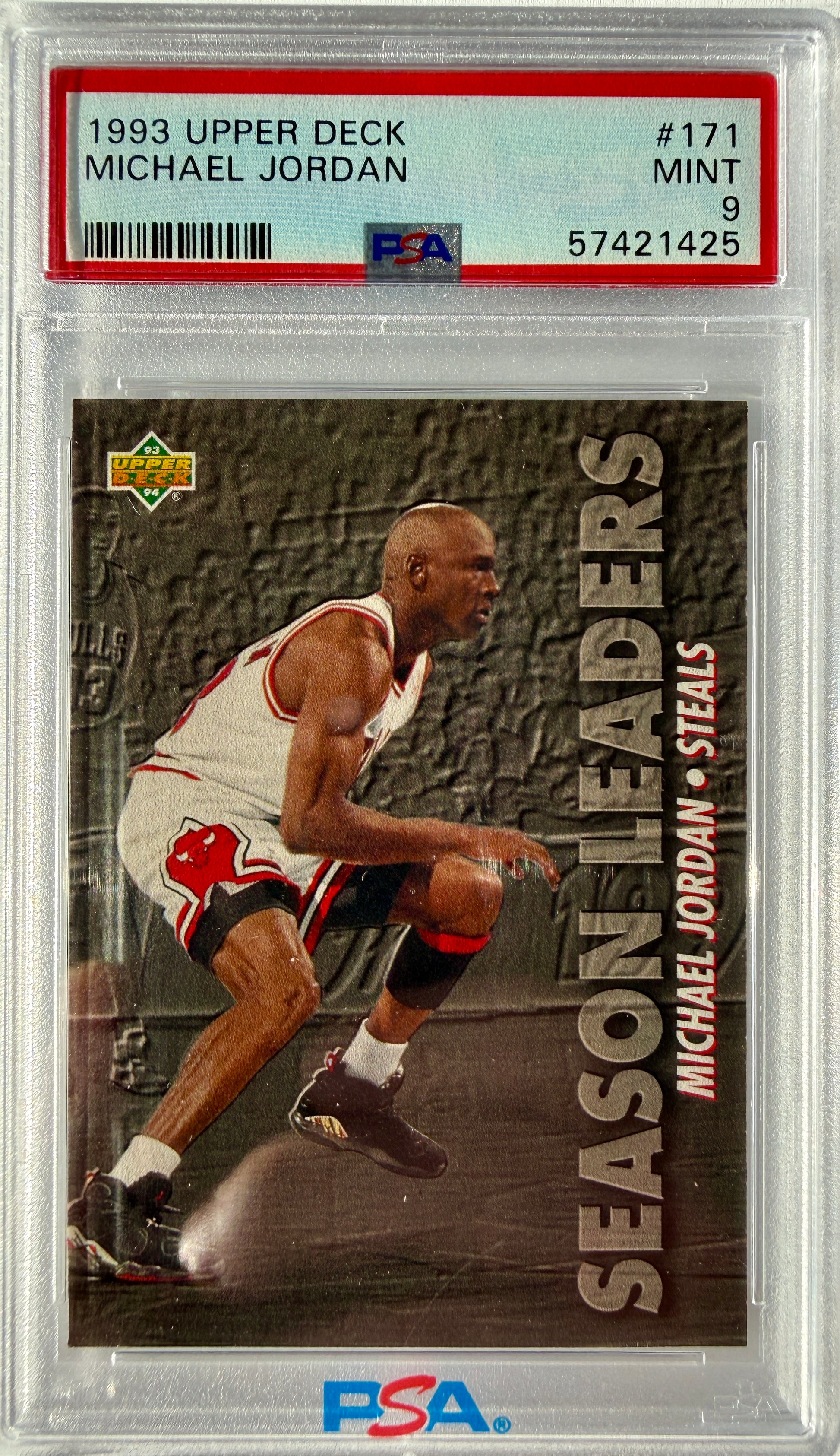 1993 Upper Deck #171 Michael Jordan PSA 9