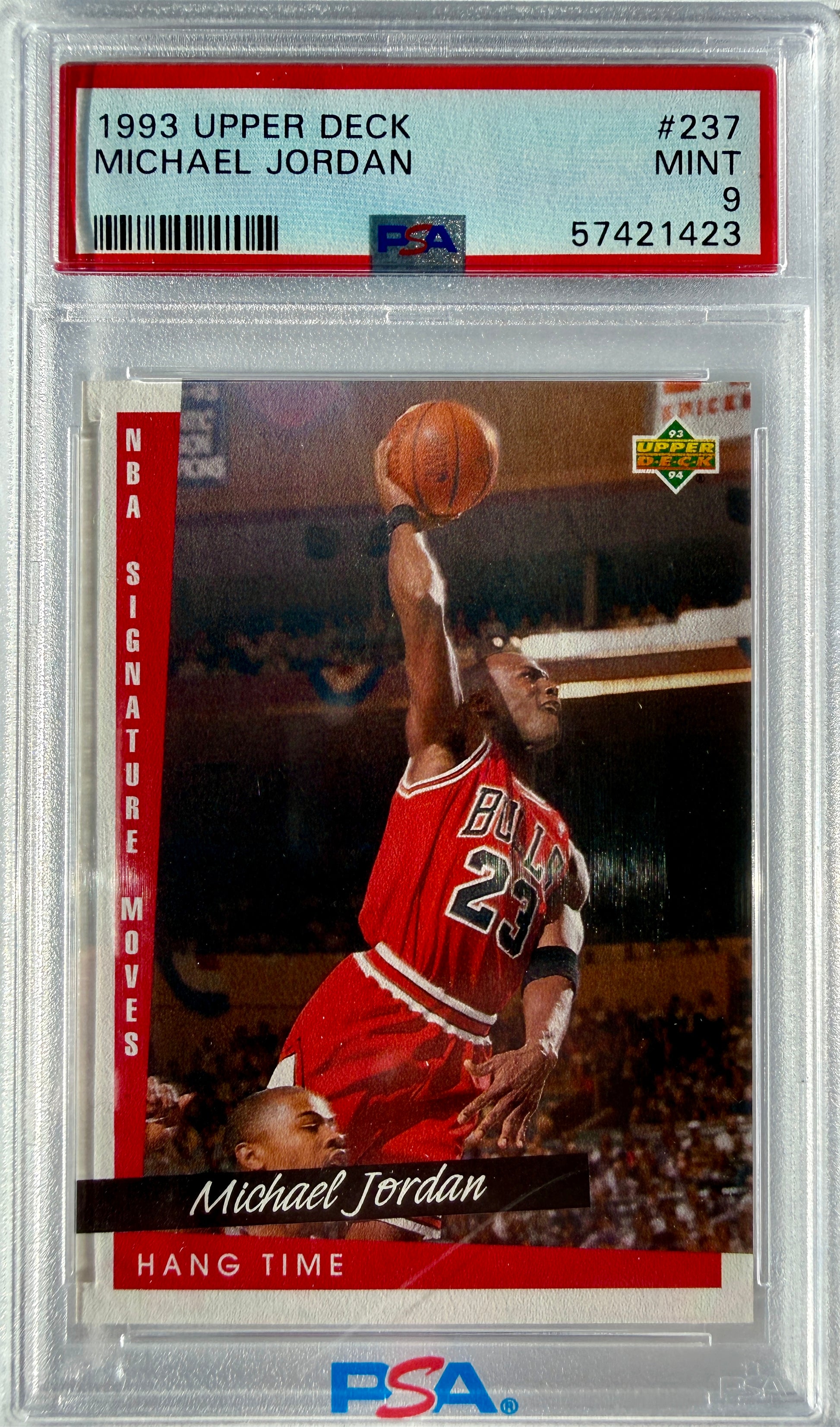 1993 Upper Deck #237 Michael Jordan PSA 9