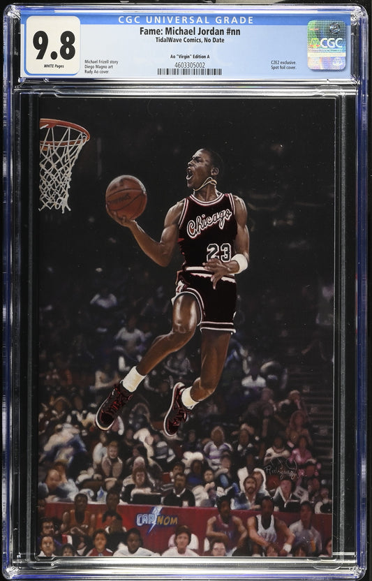 Fame: Michael Jordan #nn TidalWave Comics CGC 9.8 Ao "Virgin" Edition A