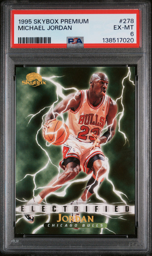 1995 Skybox Premium #278 Michael Jordan PSA 6