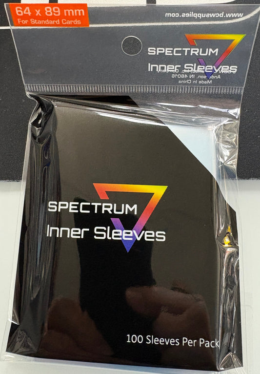 Bcw spectrum inner sleeves 100 sleeves per pack 64x89mm