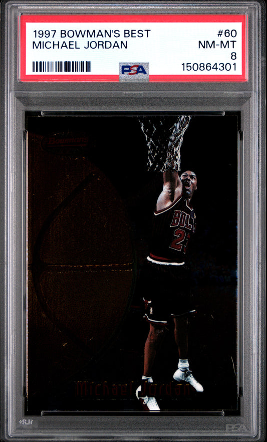 1997 Bowman's Best #60 Michael Jordan PSA 8