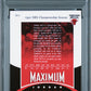 1999 Upper Deck Hologrfx Maximum Jordan #MJ2 Michael Jordan PSA 8
