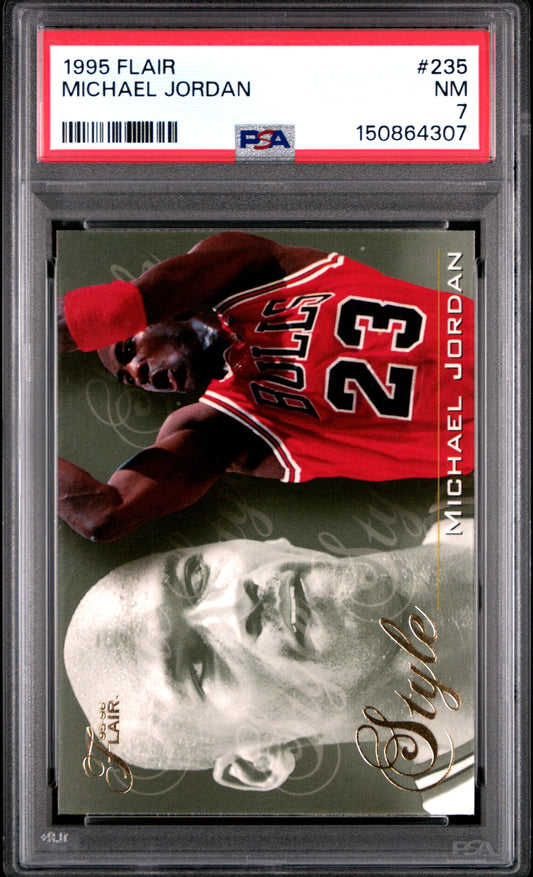 1995 Flair #235 Michael Jordan PSA 7