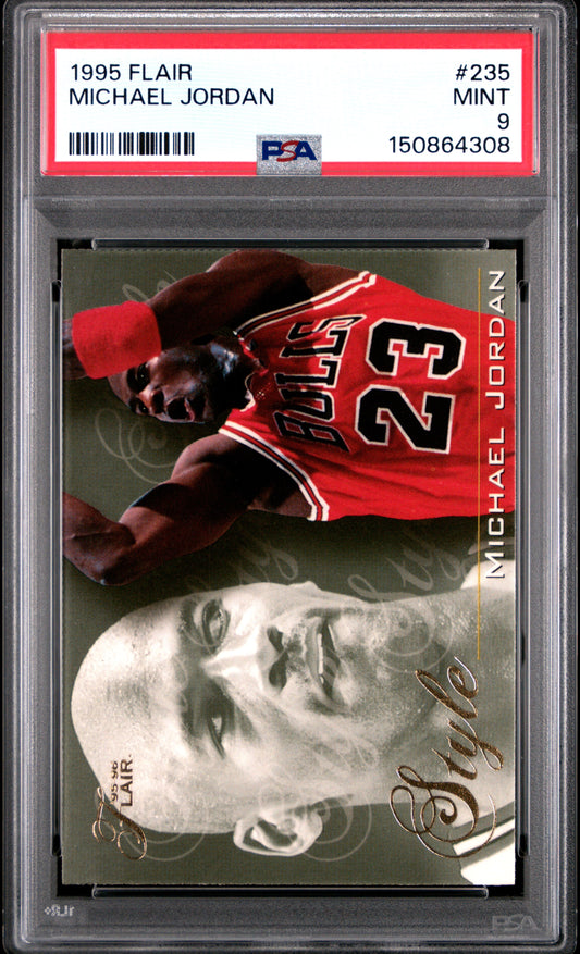1995 Flair #235 Michael Jordan PSA 9