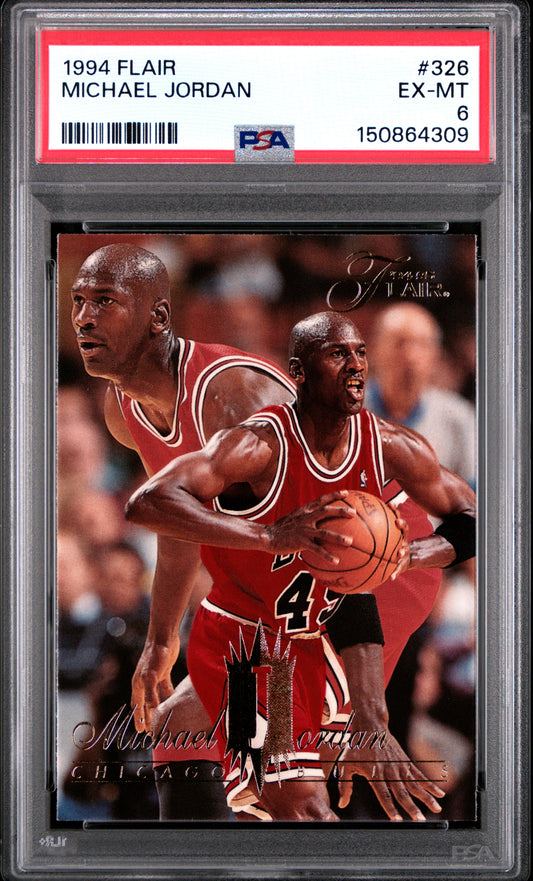 1994 Flair #326 Michael Jordan PSA 6