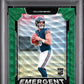 2024 Panini Prizm Emergent #1 Green Wave Caleb Williams RC PSA 7