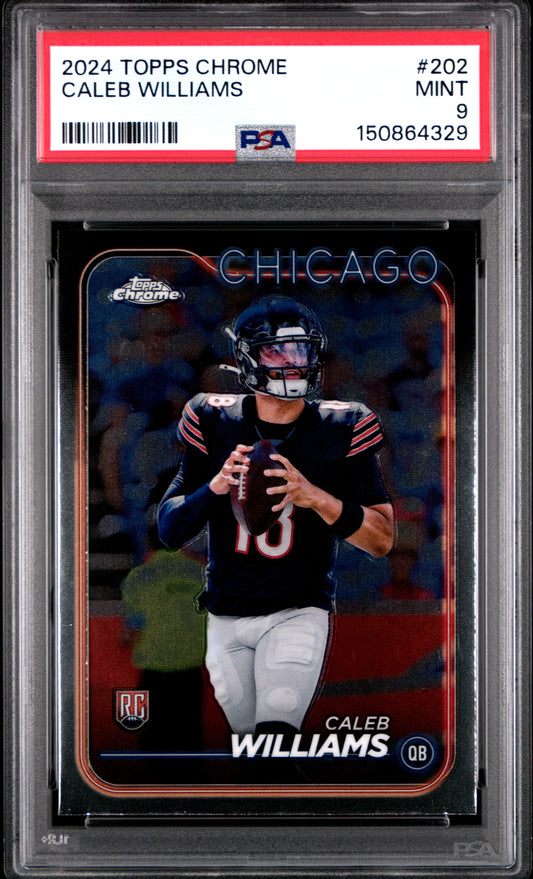 2024 Topps Chrome #202 Caleb Williams RC PSA 9